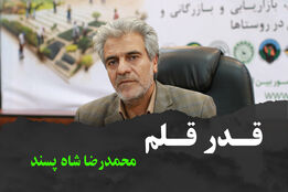 شاه پسند: رسانه به تجدیدنظر سیاست‌های تعاون روستایی کمک می‌کند