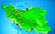 هواشناسی 1404/05/09 رگبار پراکنده در مناطقی از شمال کشور