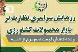 برگزاری رزمایش سراسری نظارت بازار