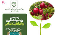 برگزاری سی‌اُمین وبینار آموزشی ـ تخصصی روابط‌عمومی با موضوع «راهبردهای وزارت جهاد کشاورزی برای امنیت غذایی»